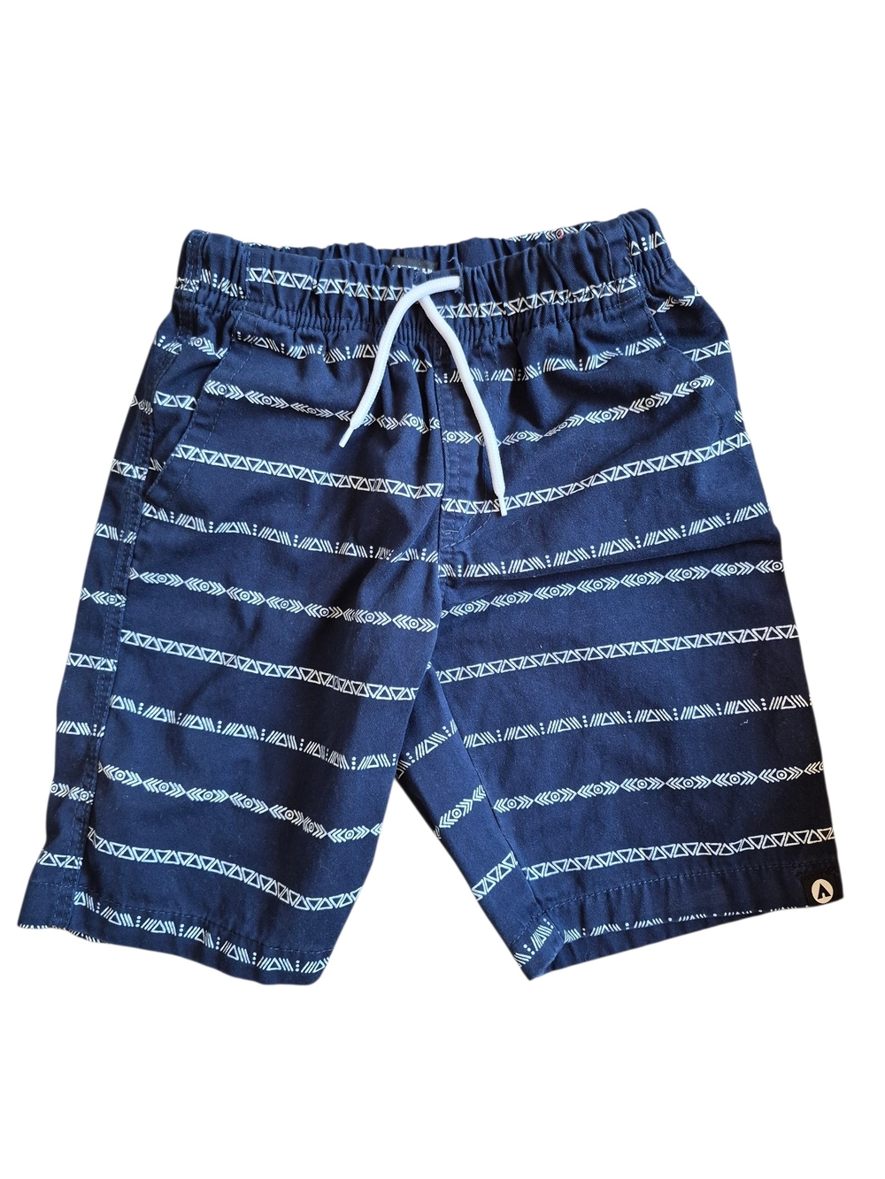 Airwalk Dark Blue Kids Shorts with White Trim
